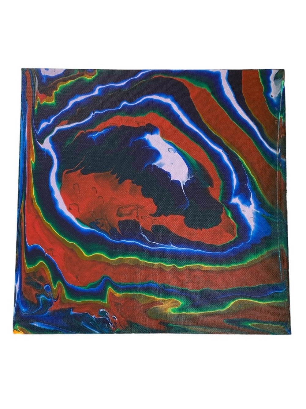 Hand Crafted Acrylic Pour Painting The Vortex by Svetlana Yeung